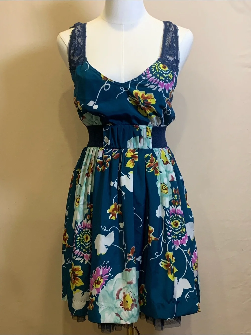 Vintage Free People Floral Dress, Size